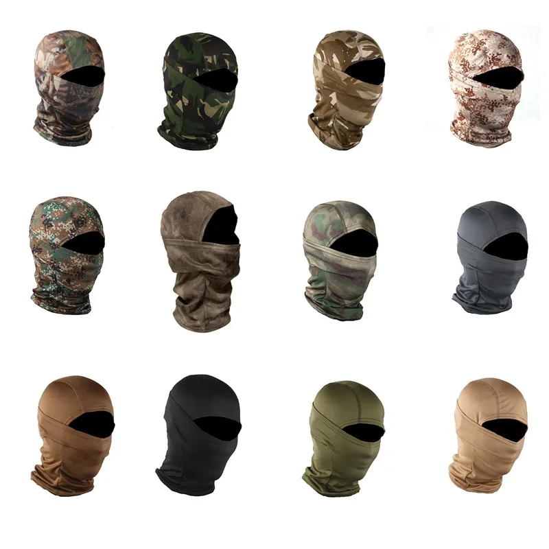 Camouflage Balaclava 3D Face Mask Hunting Fishing Ski Cycling Headgear, hunting accessories