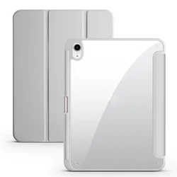Clear Hard PC Back Shell Protective Case for iPad Air 11 M2 (Gray)