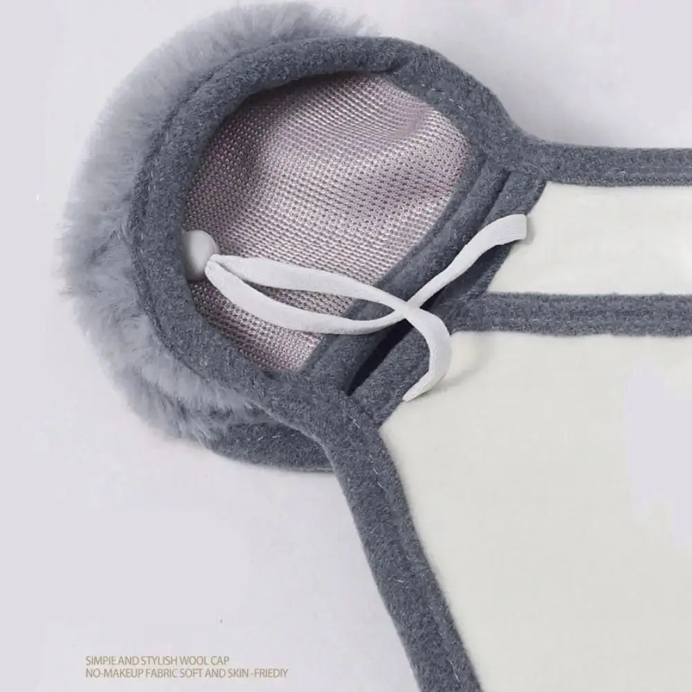Warm Earmuffs Winter Warm Thermal Earmuffs Mask Simple Windproof Dustproof Earflap Wrap Mask Ear Warmer Earflap Fleece Cycling