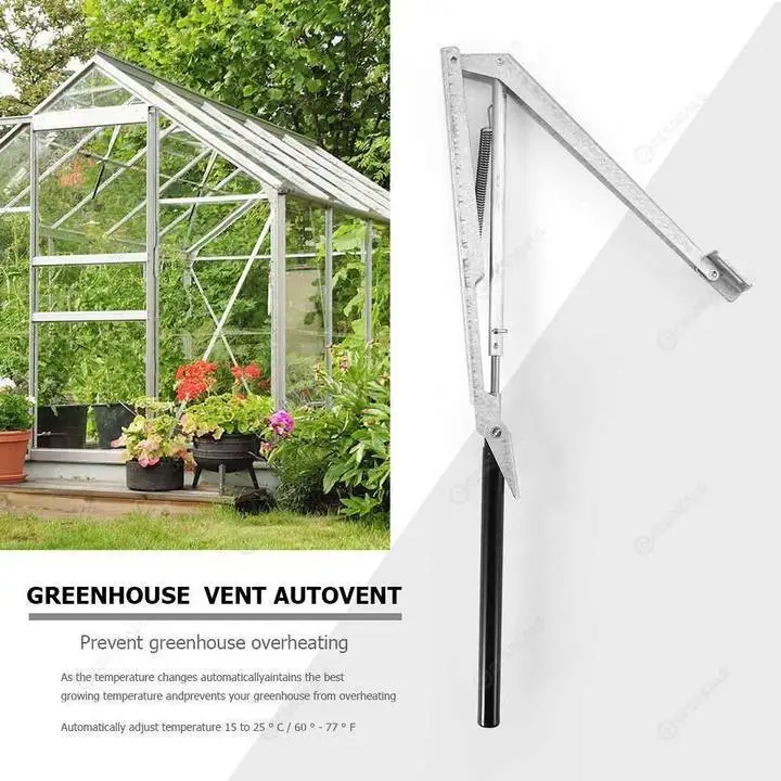 Automatic Greenhouse Window Vent Opener Single Spring Solar Auto Heat Kit Window Opener for Greenhouse