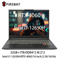 FIREBAT T6A 16 Inch Intel i7-12650H RTX 4060 DDR4 165Hz 2.5K Wifi6 BT5.1 Gaming Gamer Notebook Laptop Computer 1