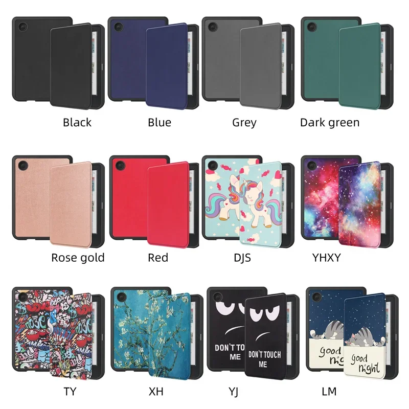 Auto Sleep/Wake Smart Case with Cute Painted Design
