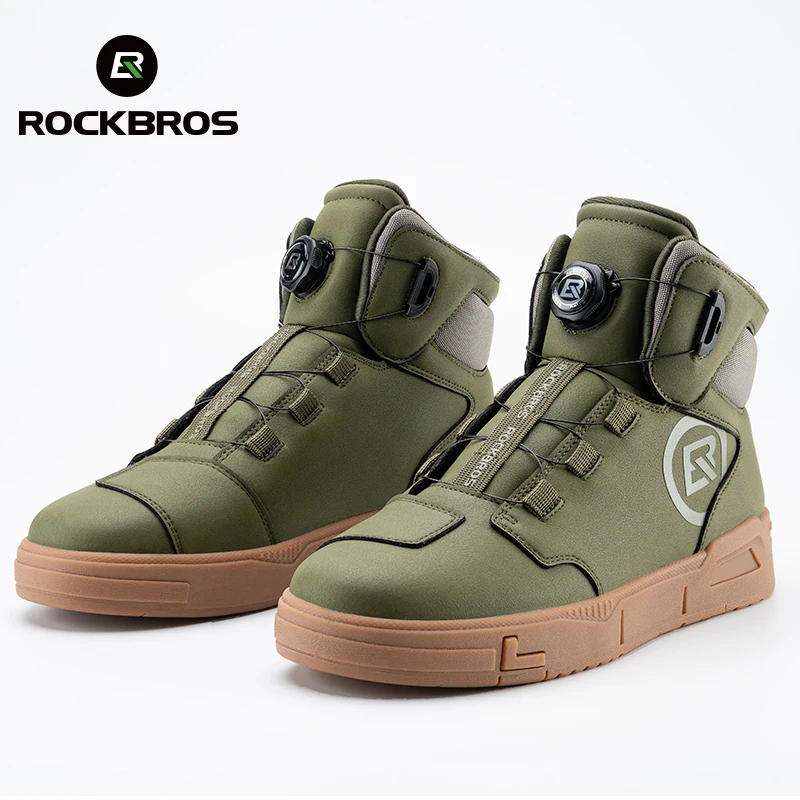 

ROCKBROS Bike Shoes Men Women Flat Boots Cycling Motorcycle MTB Road Casual Sports Footwear Hiking Bicycle Sneakers
