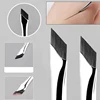 2/5Pc Upgrade Blade Eyeliner Brush Ultra Thin Fine Angle Flat Eyebrow Brush Under The Eyes Place Precise Detail Brush 1