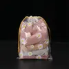 Drawstring Waterproof Matte Packaging Storage Bag Transparent Storage Bag Clothing Wardrobe Storage For Household itemsTravel 6