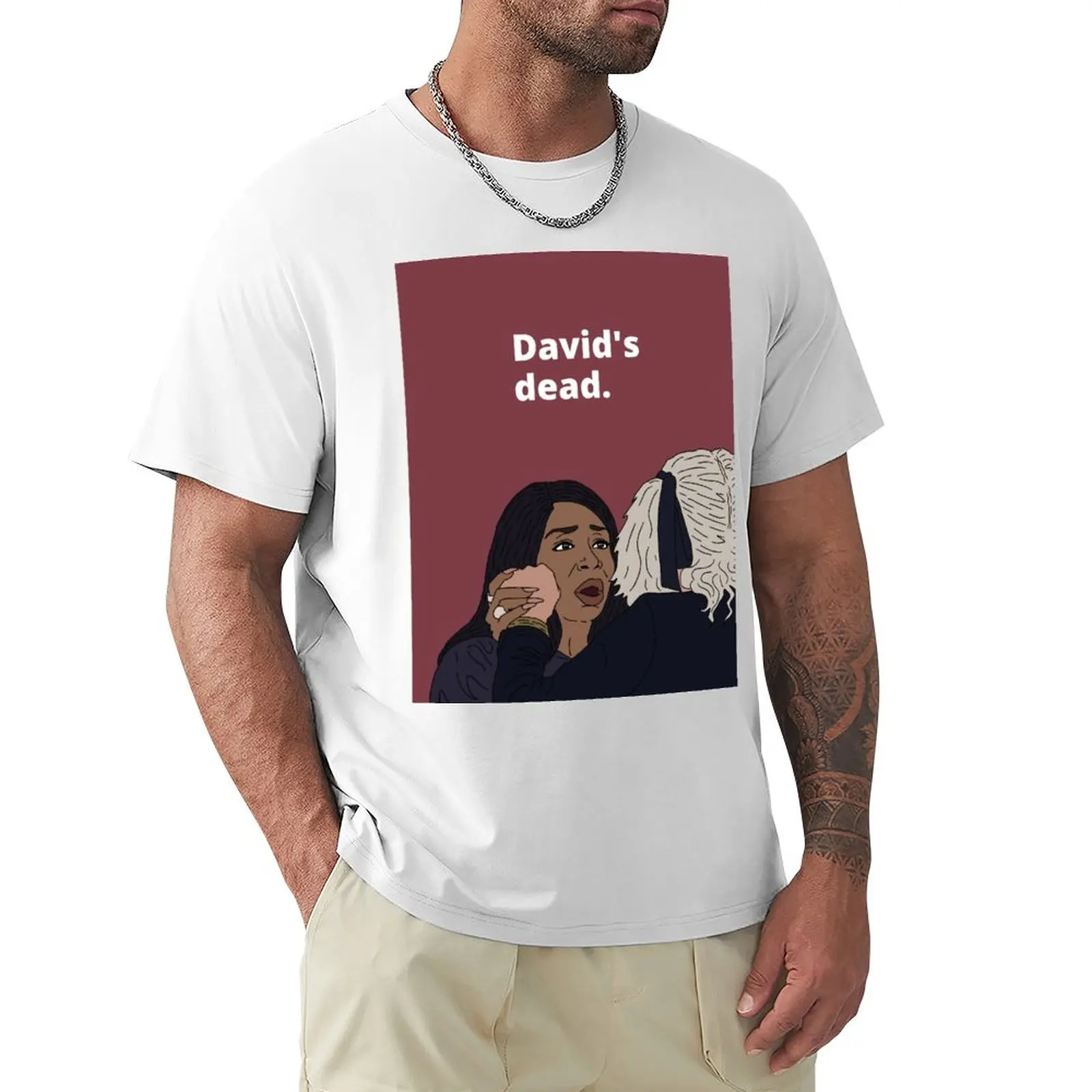 David Dead - Tiffany New York Pollard - Cbbuk - Celebrity Big Brother T-Shirt Top Customizeds Fruit Of The Loom Magliette Da Uomo