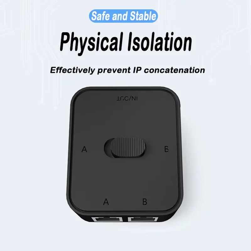 1000Mbps RJ45 Splitter 1 to 2 Ethernet Adapter Internet Network Cable Extender RJ45 Connector for PC Laptop TV Box Router