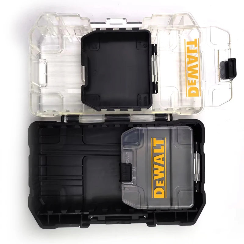 Tool Accessories Storage Box Set DEWALT Original TSTAK Black Small/Medium Plastic Rugged Portable ToolBox