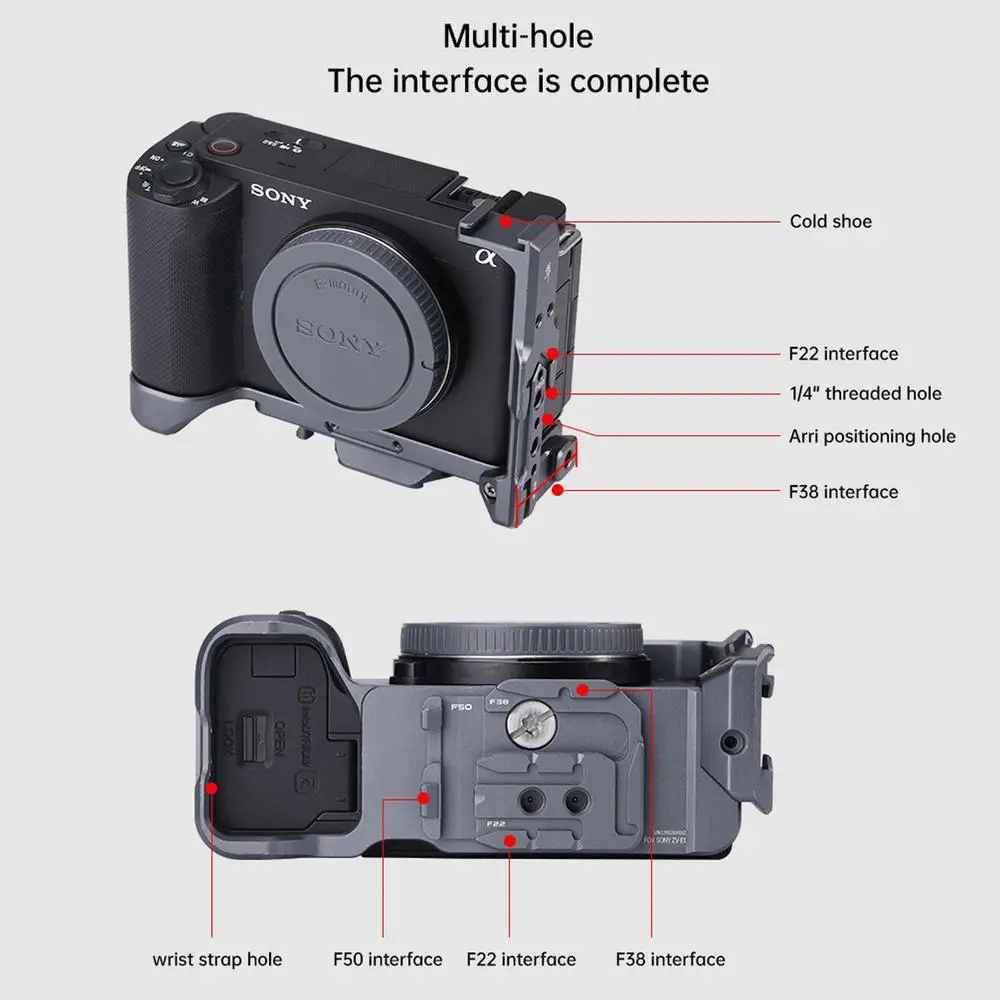 C00B3503 Quick Release Camera L-Bracket FOR SONY ZV-E1