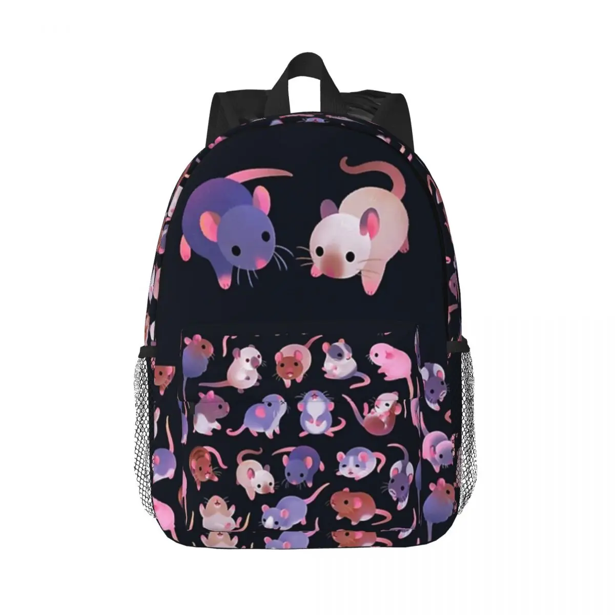 

Fancy Rat - Dark Backpacks Teenager Bookbag Fashion Students School Bags Travel Rucksack Shoulder Bag Large Capacity