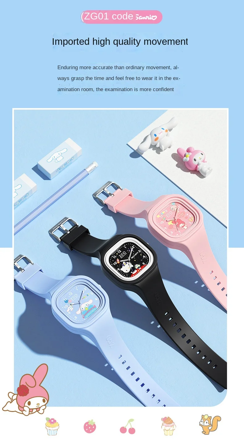 Hello Kitty Smart Watch Electronic Watch Cute Led Sports Waterproof  Children Cartoon Quartz Wrist Watch Girls Silica Gel Clocks - T-shirts -  AliExpress