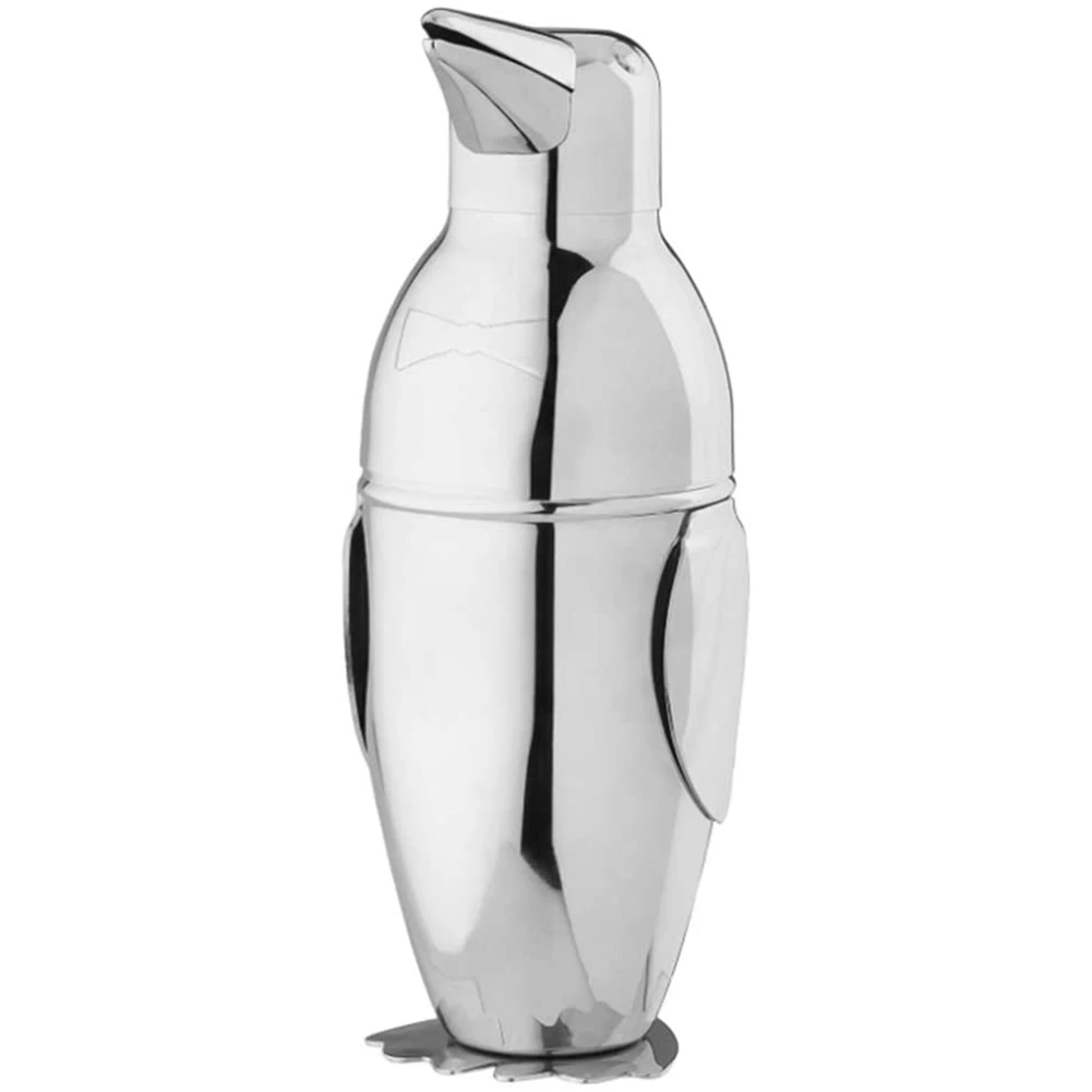 

Cocktail Shaker, Penguin Steel Bar Bartender Drink Mixer Shaker Pot, Wine Bottle, Cocktail Making Accessories