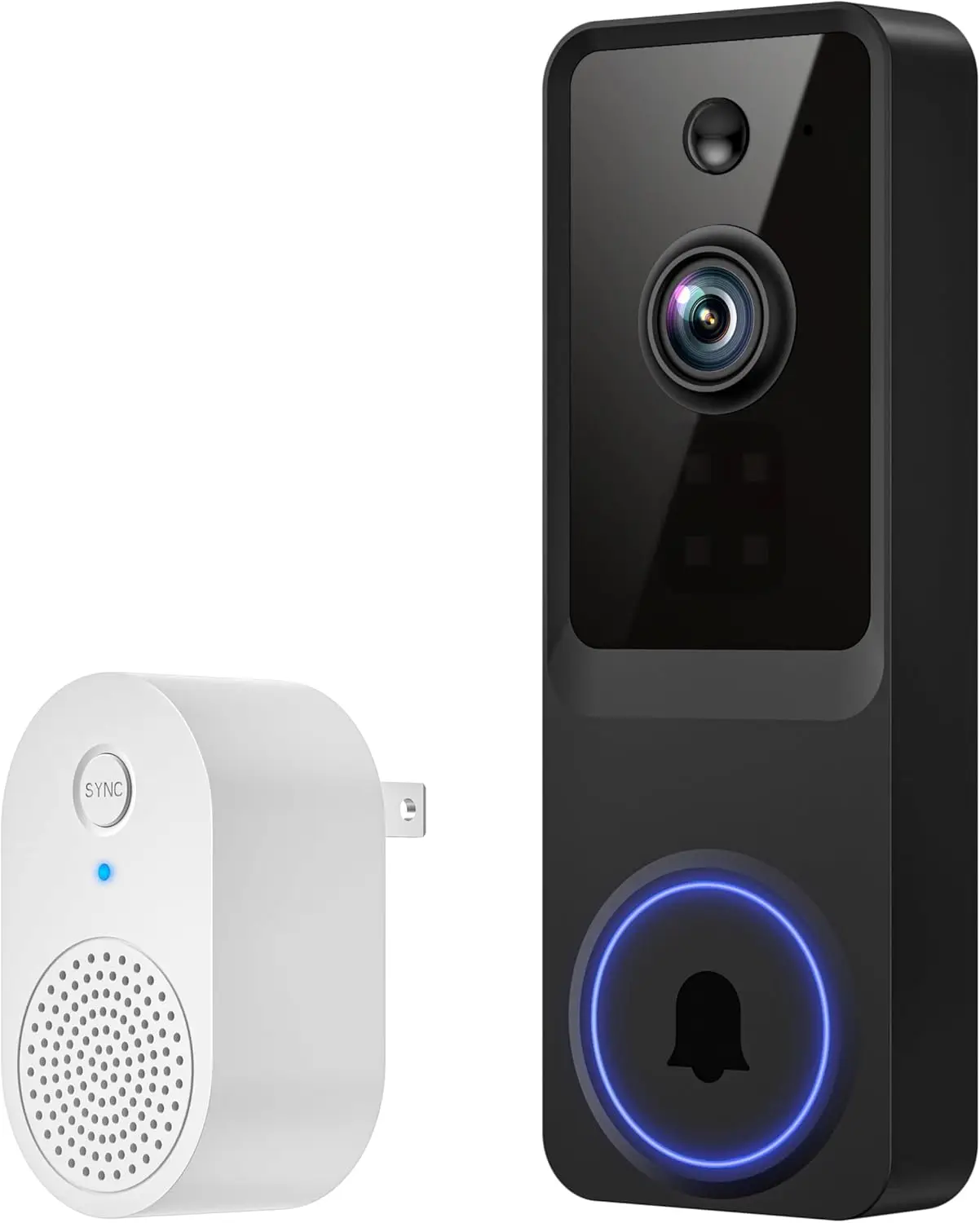wireless doorbell camera front view