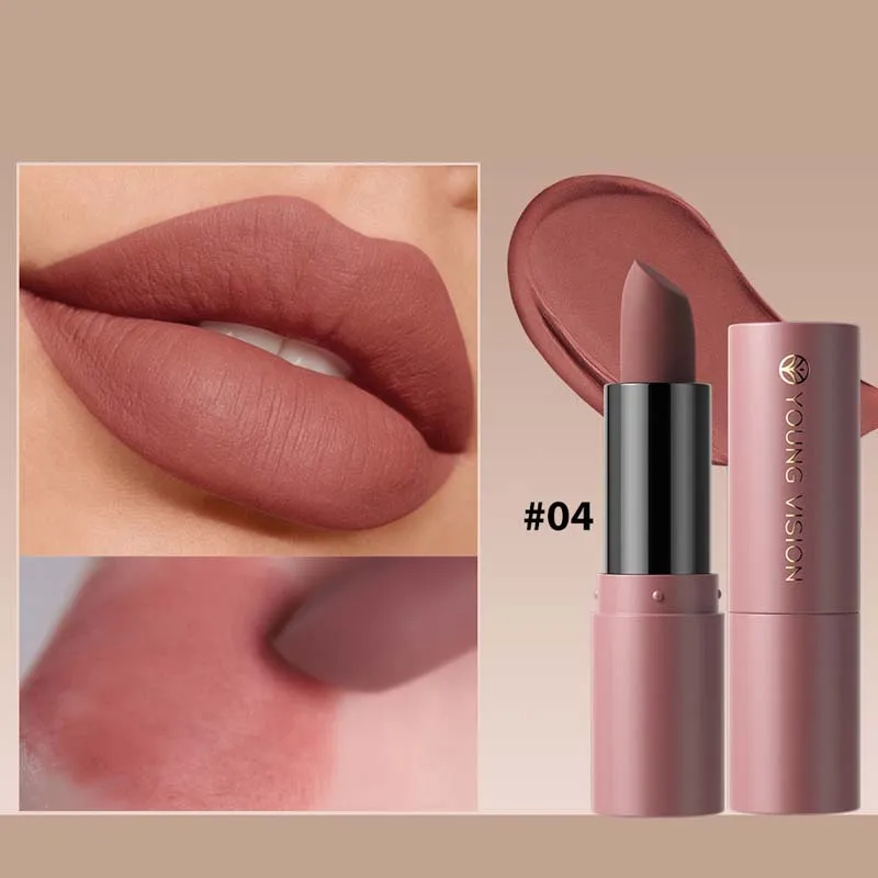 Velvet Finish Matte Lipstick Set: Long-Lasting, Non-Fading & Smudge-Proof