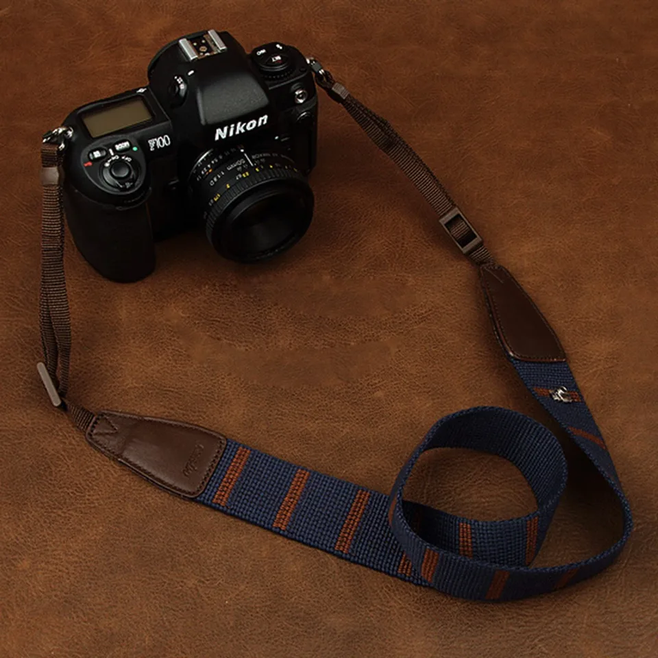 Set 2 Cinghie Per Fotocamera - Tracolla Regolabile (fino A 150 Cm) E Cinturino Da Polso, Nero, Compatibile Sony, Canon, Nikon