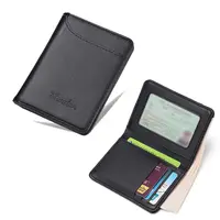 1Pc New Super Slim Soft Wallet PU Leather Mini Credit Card Wallet Purse Card Holders Men Wallet Thin Small Short Skin Wallets 1