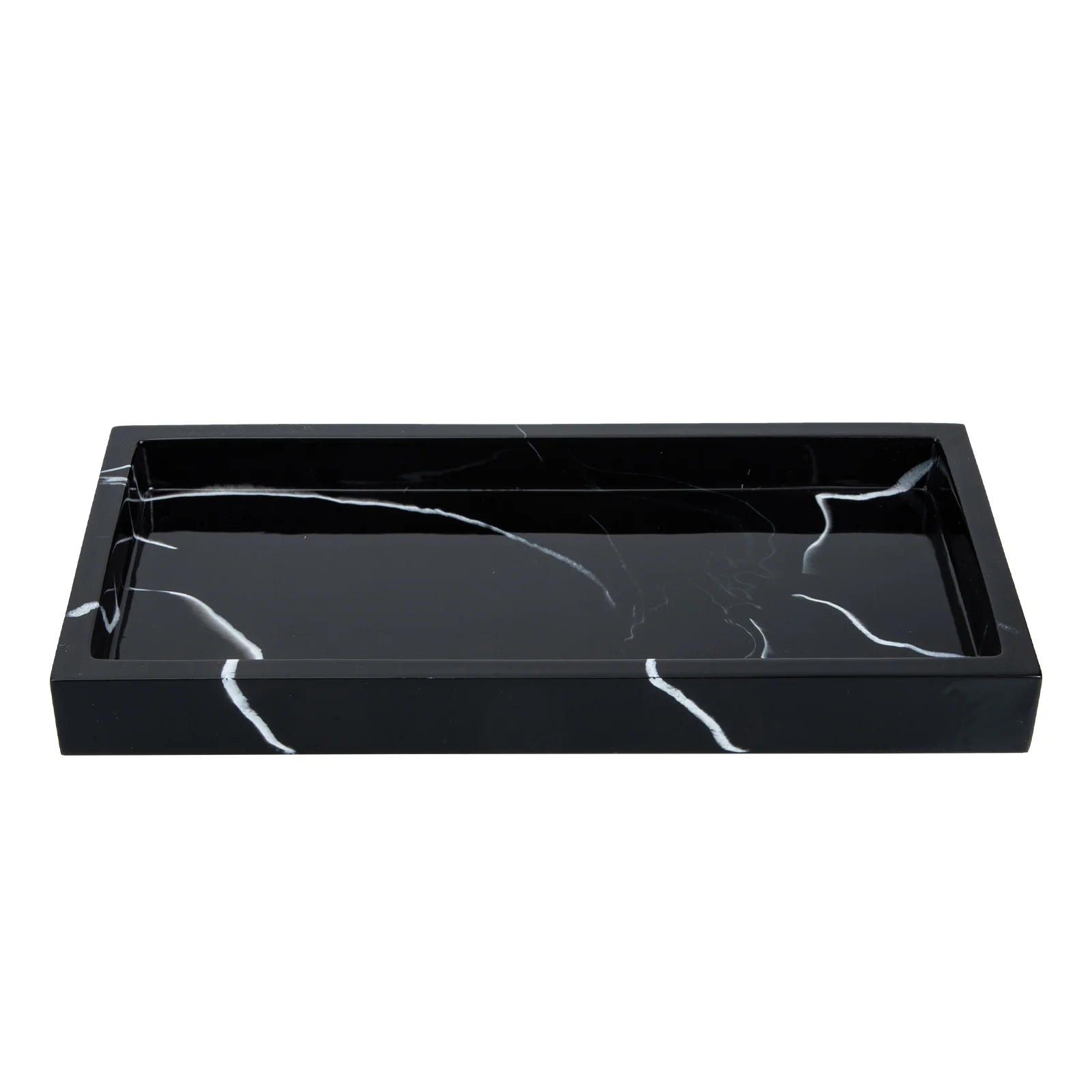 

Jewelry Plate Bathroom Decor Tray Sundries Storage Container Resin Exquisite Holder