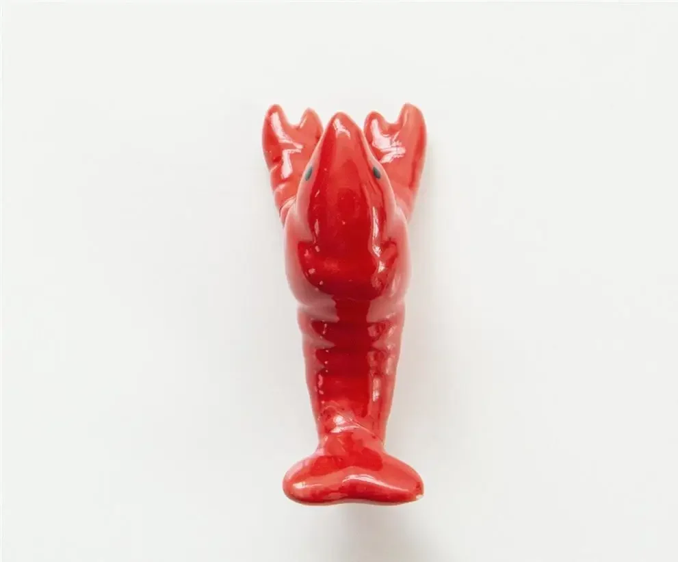 1 Pcs Ceramic Chopsticks Holder Rack Crayfish Chopsticks Holder Mat Care Fashion Kitchen Tableware Tools