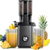 Cold Press Juicer,JoyBear Slow Masticating Machines with 4.3" Extra Large Feed Chute Fit Whole Fruits Vegetables Easy Clean Self 1