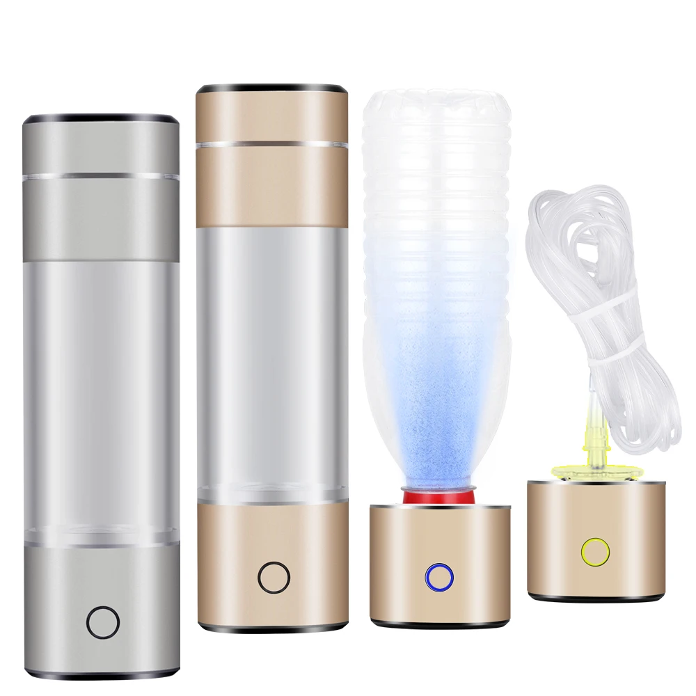 휴대용 건강한 IHOOOH H2-Cup 노화 방지 수소 발생기, 미니 수소 발생기, ORP 충전식 이온화 물병