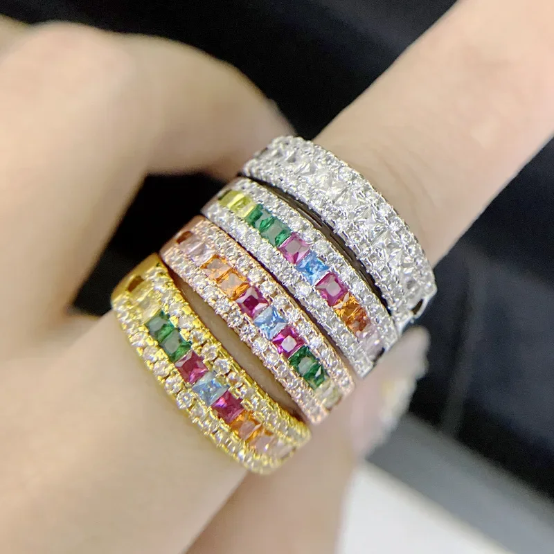 Vintage Stainless Steel Birthstone Ring for Women Fashion Colored Rhinestone Rings Anniversary Wedding Gift Jewelry wedding rings finger rings fashion rings fashion ring crystal rings stainless steel rings metal rings stone rings