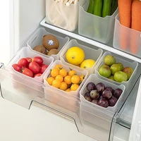 Boîtes de rangement pour réfrigérateur, bac à légumes pour fruits et épices, récipient pour aliments frais, stockage à froid, boîtes de cuisine, 1PC 4