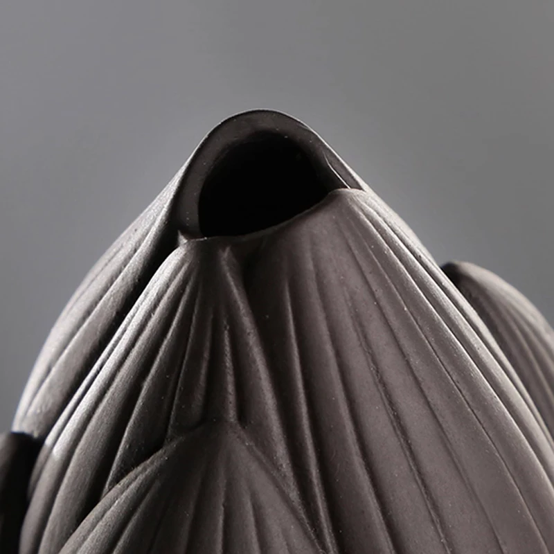 Nordic Ceramic Small Vase, Flower Decor Accessories, Home Dining Table, Bedroom, Living Room, Narrow Mouth, Floral Ornament, 1Pc