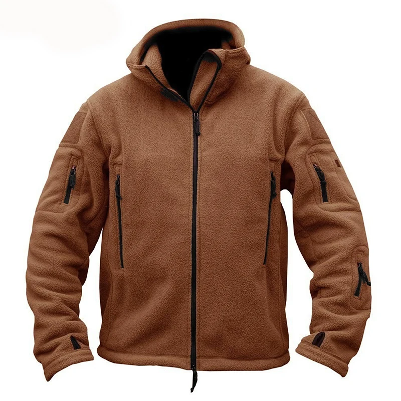 Winter Hunting Fleece Warm Tactical Jacket Men Thermal Breathable Hooded Men Jacket Coat Outerwear Hiking Jackets for hiking jackets