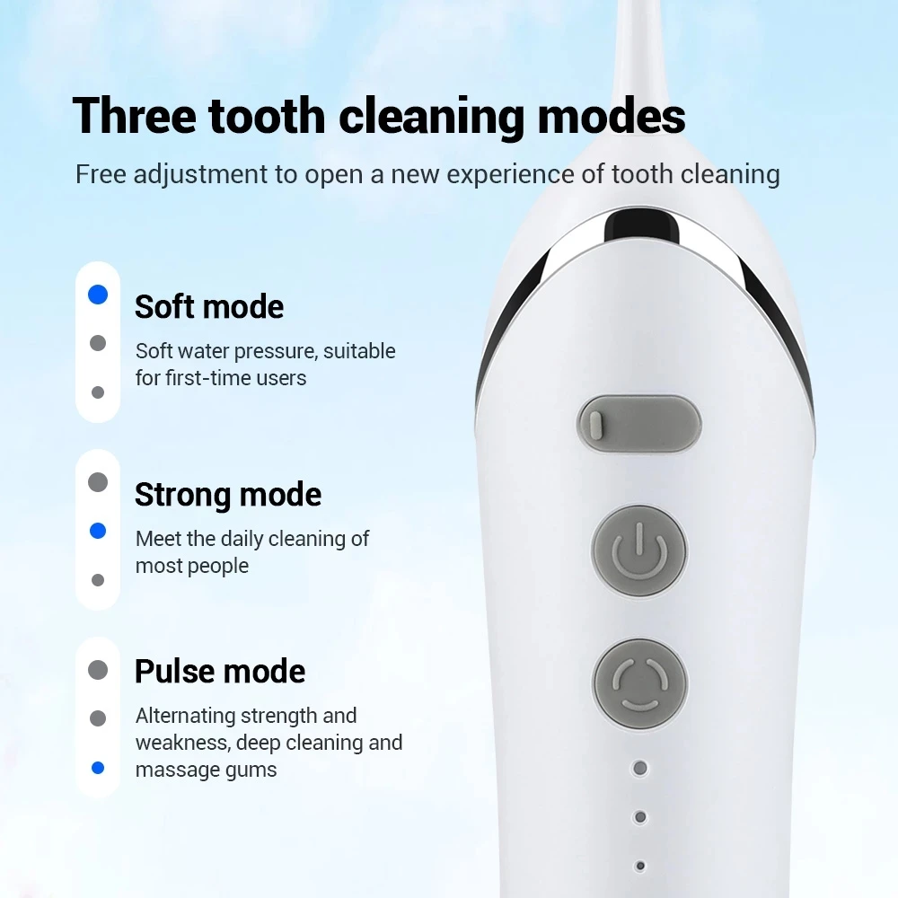 YOUPIN Xiaomi Oral Irrigator Water Flosser Electric Dental Whitening USB Rechargeable Gums Care Portable Jet Tooth Scaler MI NEW 3