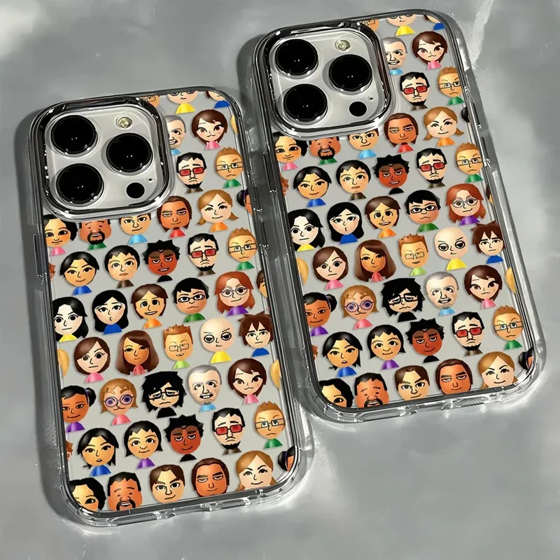 Transparent Full Screen Character Phone Case with Soft Cover