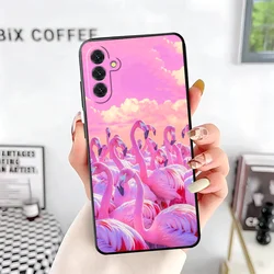 Dreamy Flamingo Soft Phone Case - Pink Red - Samsung A55 (KHTY00324A)
