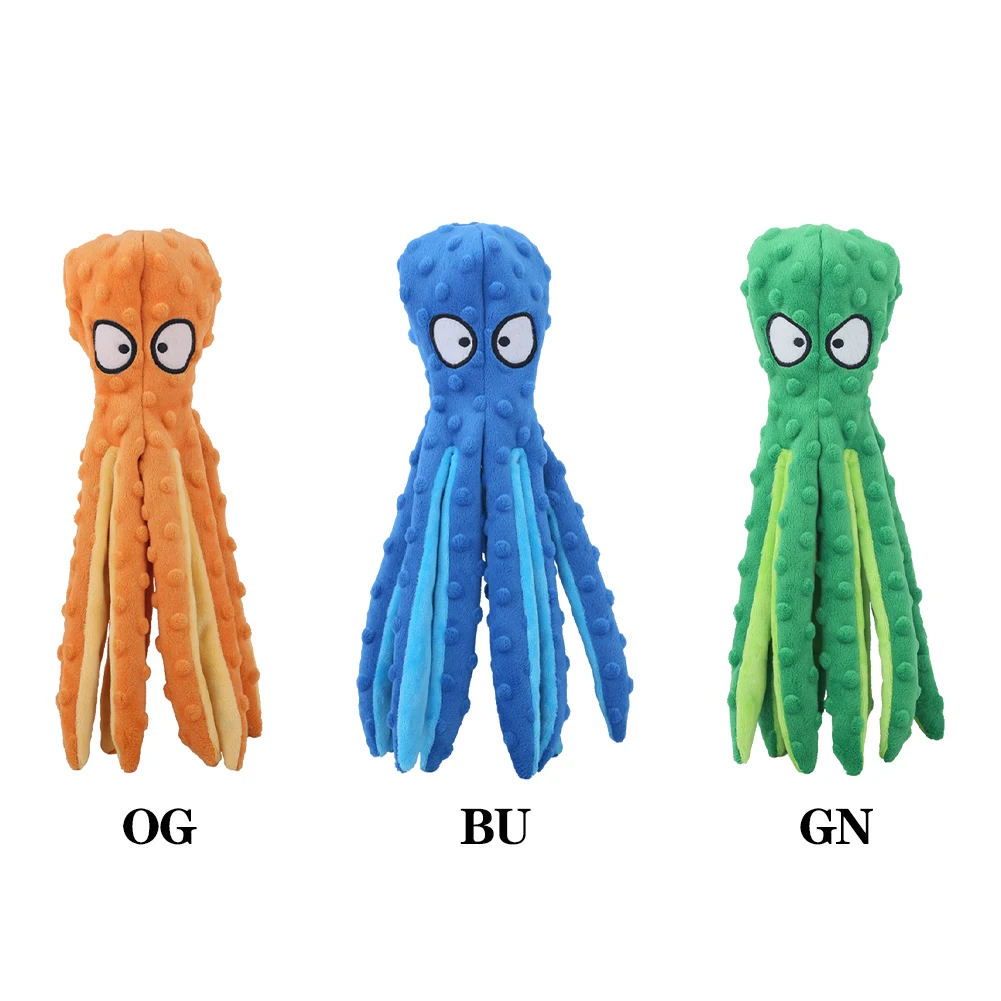 

Плюшевые игрушки для домашних животных, осьминог, ракушка, собака, головоломка, звуковая игрушка, осьминог, товары для кошек и собак