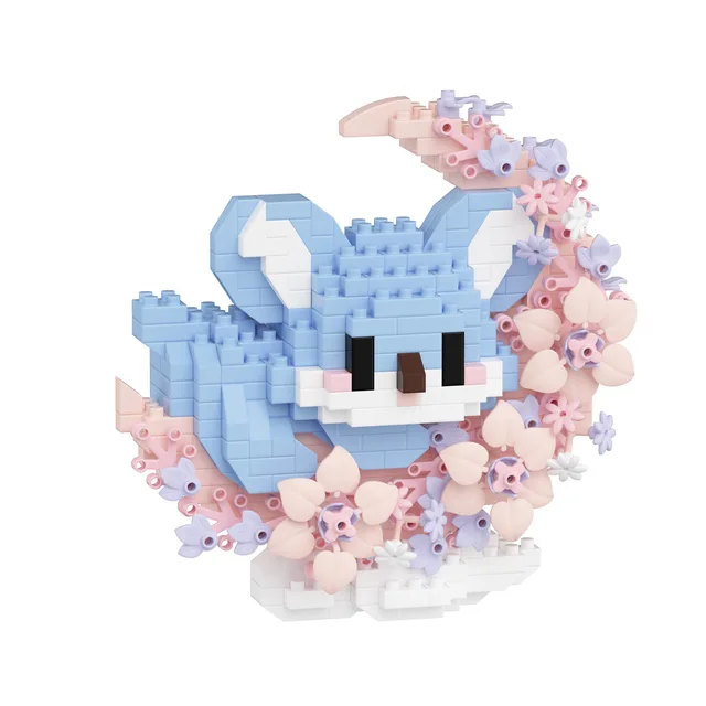 New Cartoon Animal Small Particle Building Blocks Puzzle Assembly Ornaments Decoration Children's Toys Christmas Gift 5