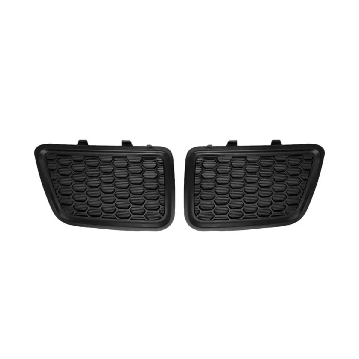 

1 Pair LH+RH Front Lower Grille Tow Hook Cover Insert Bezel for Jeep Grand Cherokee 2014-2016 68143099AC 68143098AC