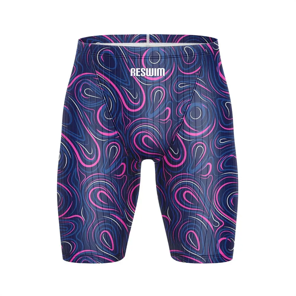 Summer Men's Swimsuit Swim Short Athletic Training Swimwear Swimming Trunks Beach Tights Shorts Surfing Swim Pants