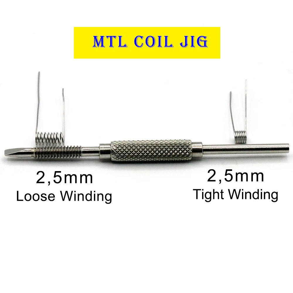 2.5mm Loose Winding Coil Jig Stainless Steel Mtl Coil Tool Cigarette