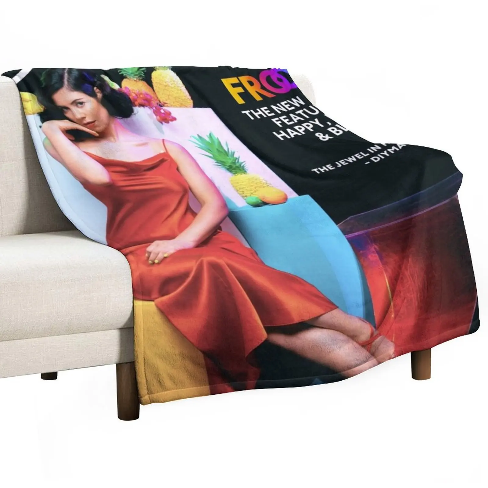 

Froot Poster Throw Blanket Decorative Blankets Blankets For Baby