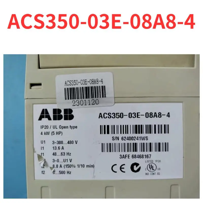 

100% new ACS350-03E-08A8-4 frequency converter tested OK