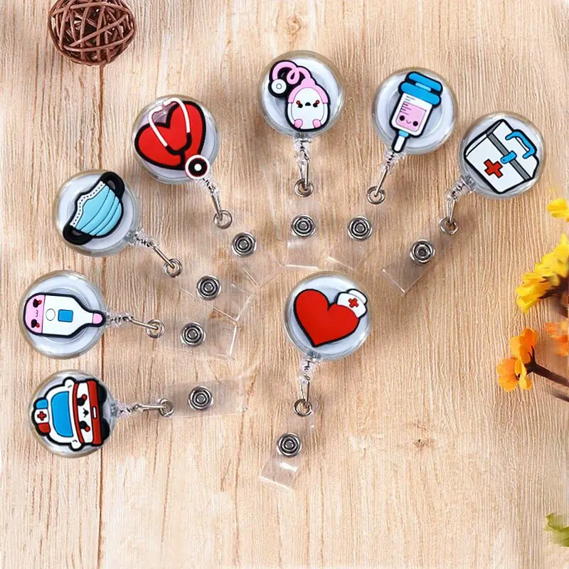 Cute Medical Supplies Style Retractable Badge Reel For Nurse&Doctor