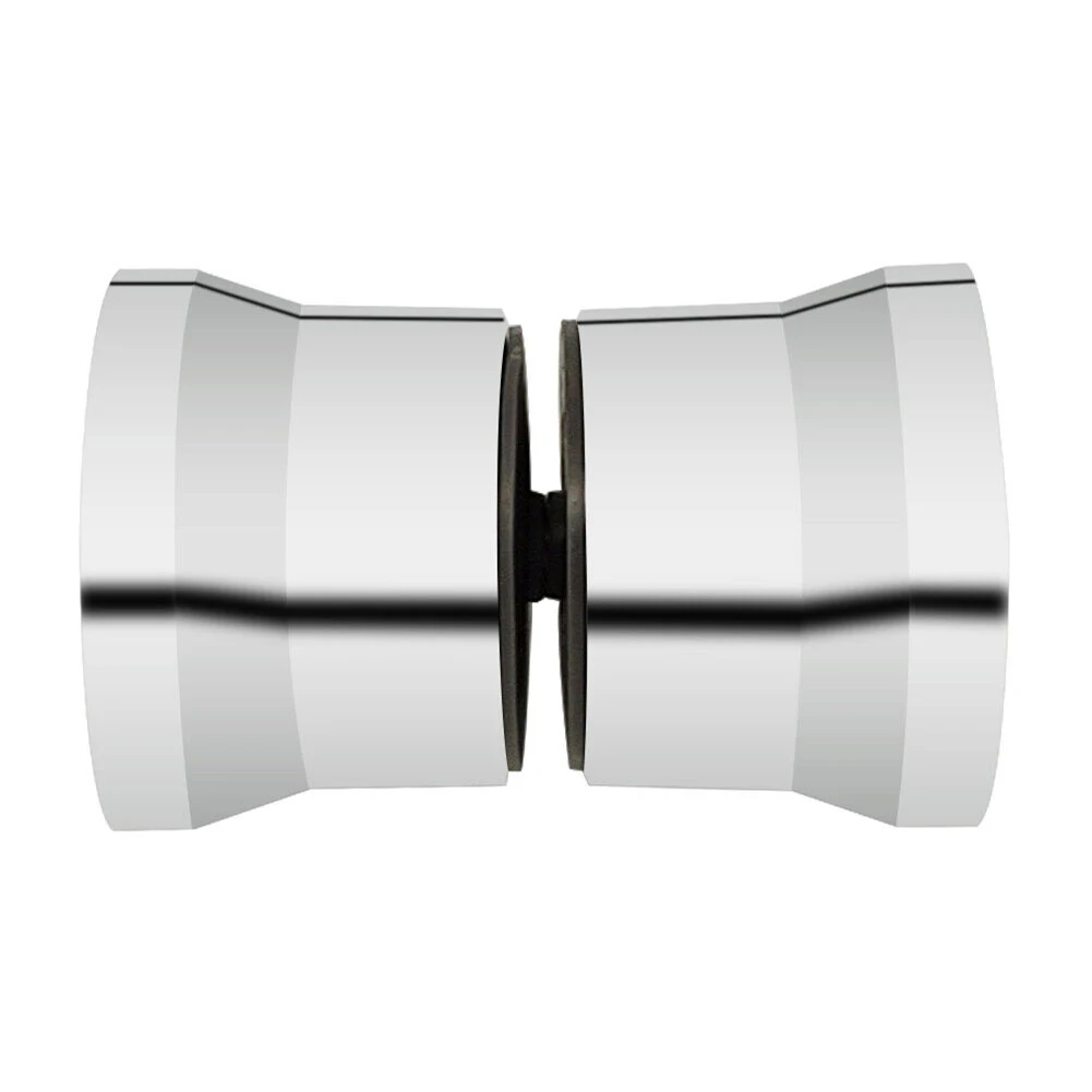 Chrome Bathroom ABS Glass Doors Replacement Handle Shower Door Knob Silver Single Hole Handle Replacement shower room accessories