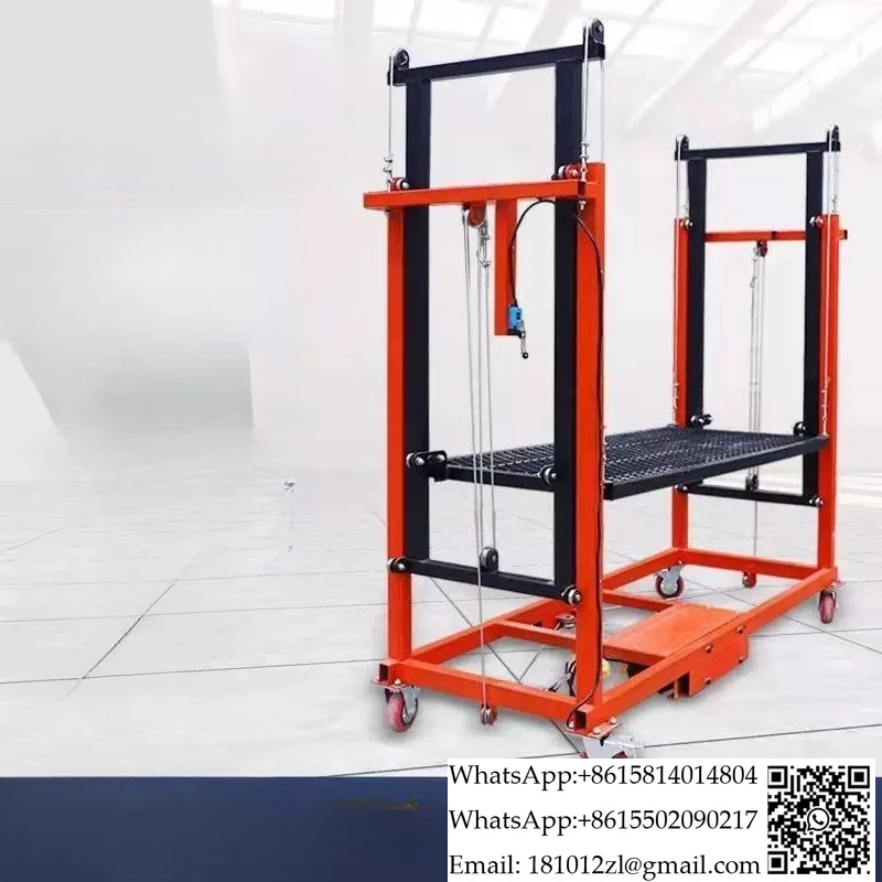 Electric scaffolding lifting platform disassembly lift home decoration site construction portable mobile hoist