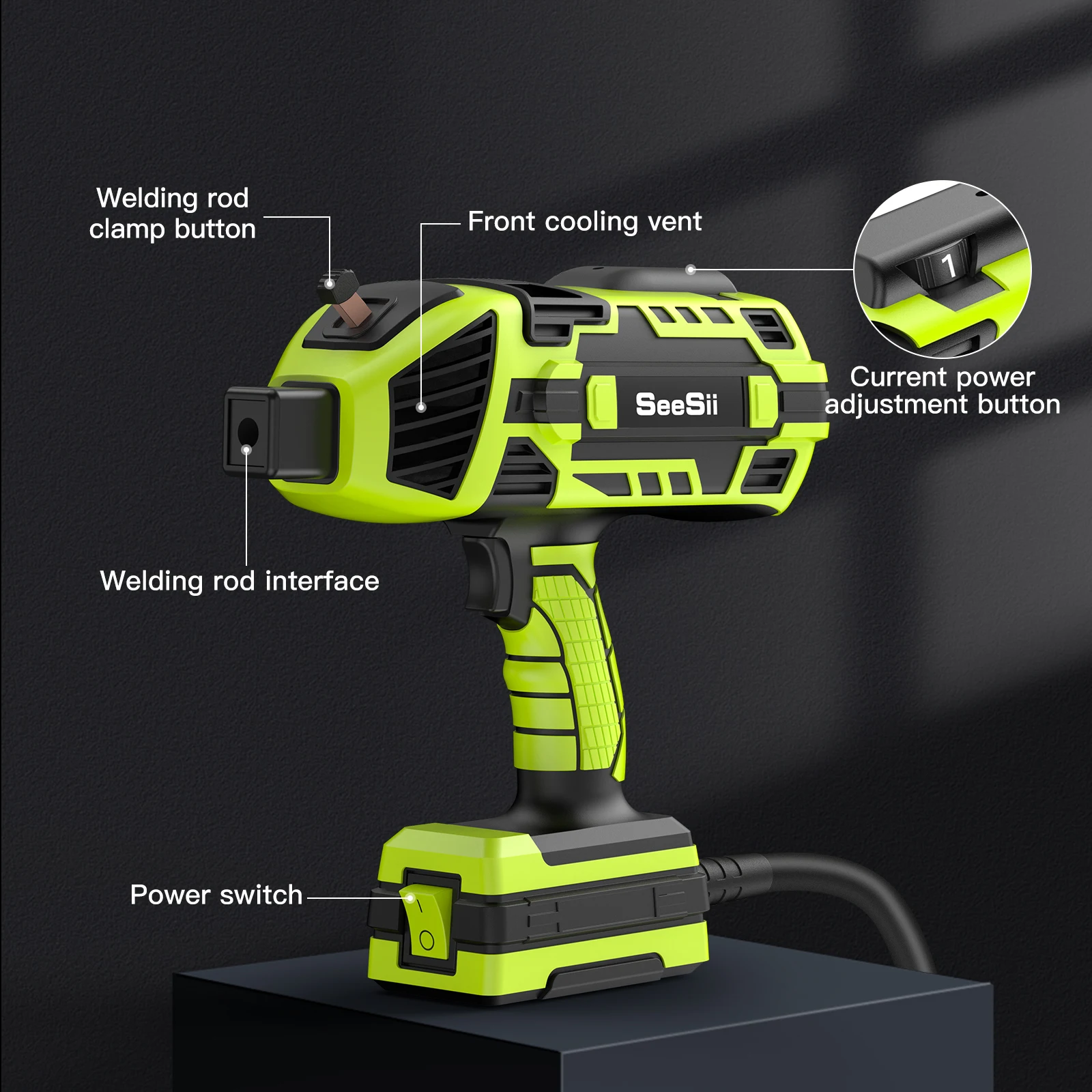 New Upgraded Welding Machine 110V Handheld Welder with IGBT Inverter 6 Variable Current Adjustment, Portable ARC Welder Gun 4