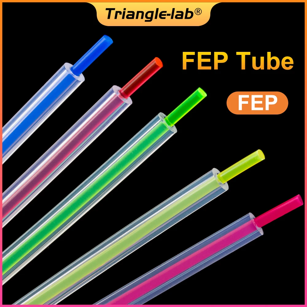 Фото C Trianglelab высокопрозрачная FEP трубка MMU2.0 для ender-3 i3 anet mk8 Bowden экструдер 1,75 мм нить ID2 мм od 4 мм без ПТФЭ №1