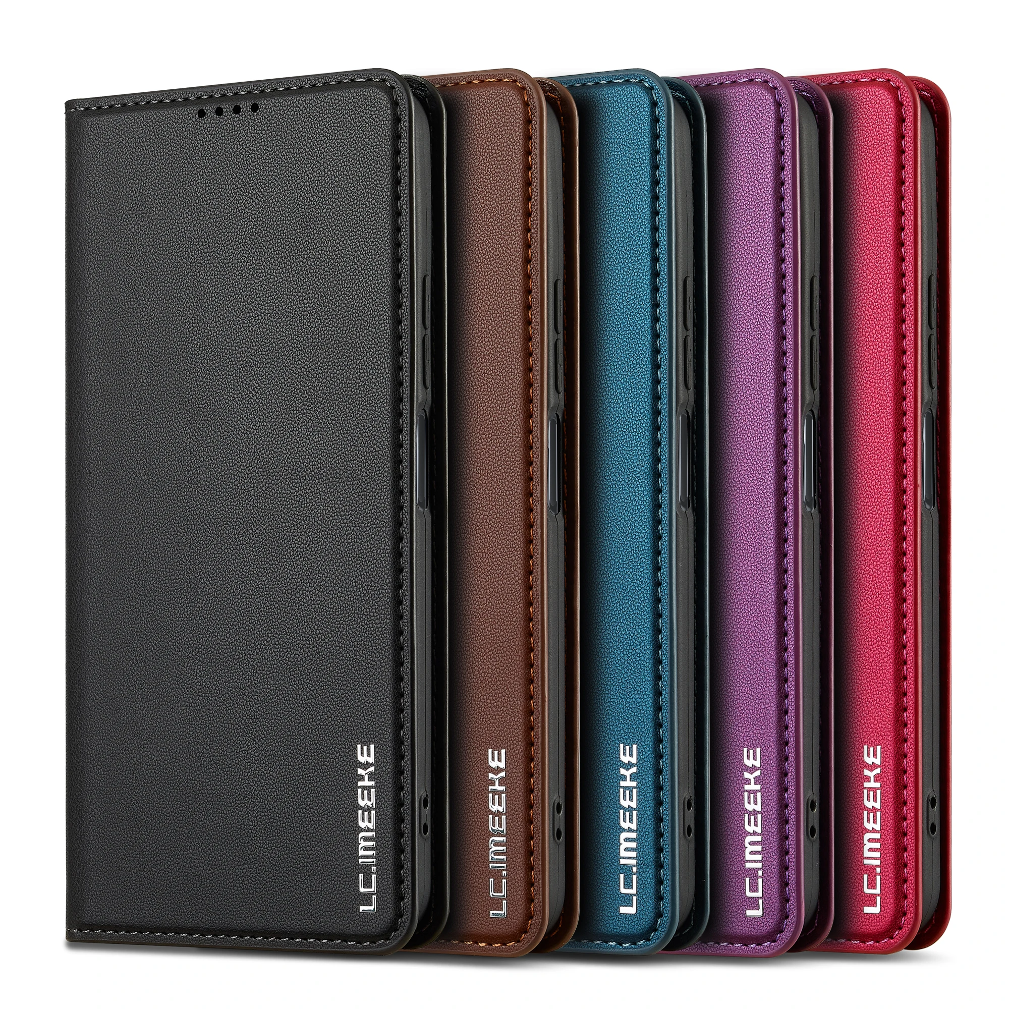 Premium Business Flip Leather Magnetic Phone Wallet Cover