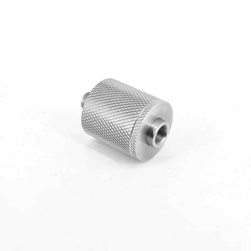 Stainless Steel External Recoil Booster Disconnector 1 2 28 Male to 13 5x1LH Female Nielsen for