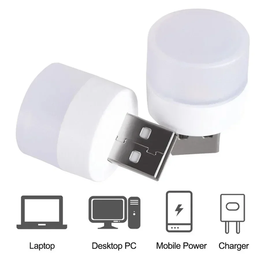 USB LED Light Mini Usb Eye Protection Reading Light Computer Reading Lamp Mobile Power Charging Book Lamps LED Night