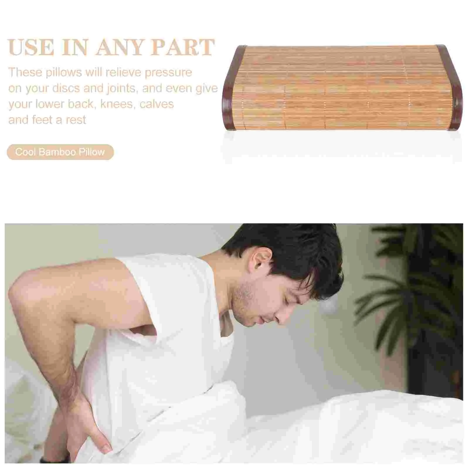 Bamboo Cervical Pillow thopedic Neck Cushion Cooling Breathable Elderly Sleeping Pillows Home Textile Bamboo Mat pillows Sweat 5