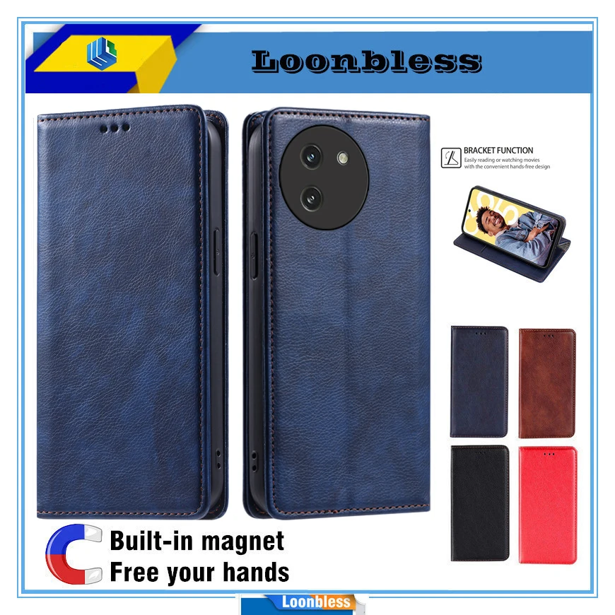 Leather Flip Wallet Phone Holster and Case Cover
