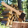 Axe Handle Hammer Wood Replacement Handle Long Curved Durable Axe Handle Wood Handle For Home Farm Garden Axe Supplies 4