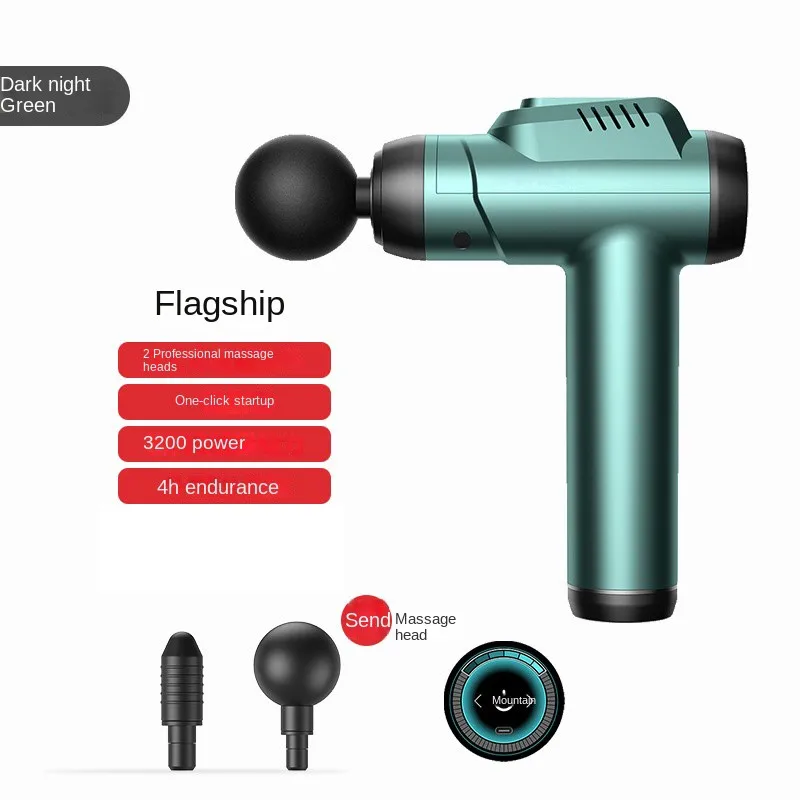 Dropshiping Massage Gun Muscle Massager Relax Electric AI Smart USB Charging For Neck Body Massage Fascia Gun